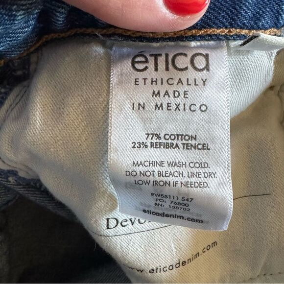 Etica Wide Leg Devon Jean sz 25 - Picture 8 of 8